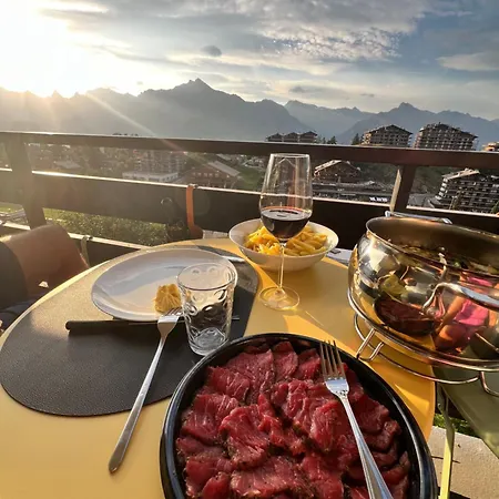 Vincenzo Appart, Confortable A Nendaz, Acces Direct Au Telecabine De Tracouet Et Parking Souterrain Inclus דירה ננדה